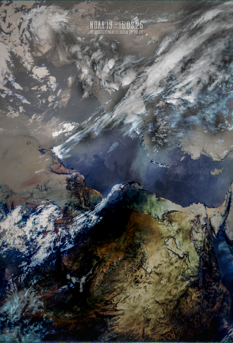 3.25 NOAA19 avhrr 3 AVHRR 3b45 IR False Color